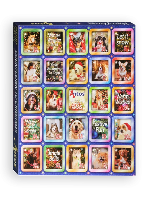Calendario Navideño de Adviento 225 gr - Perros