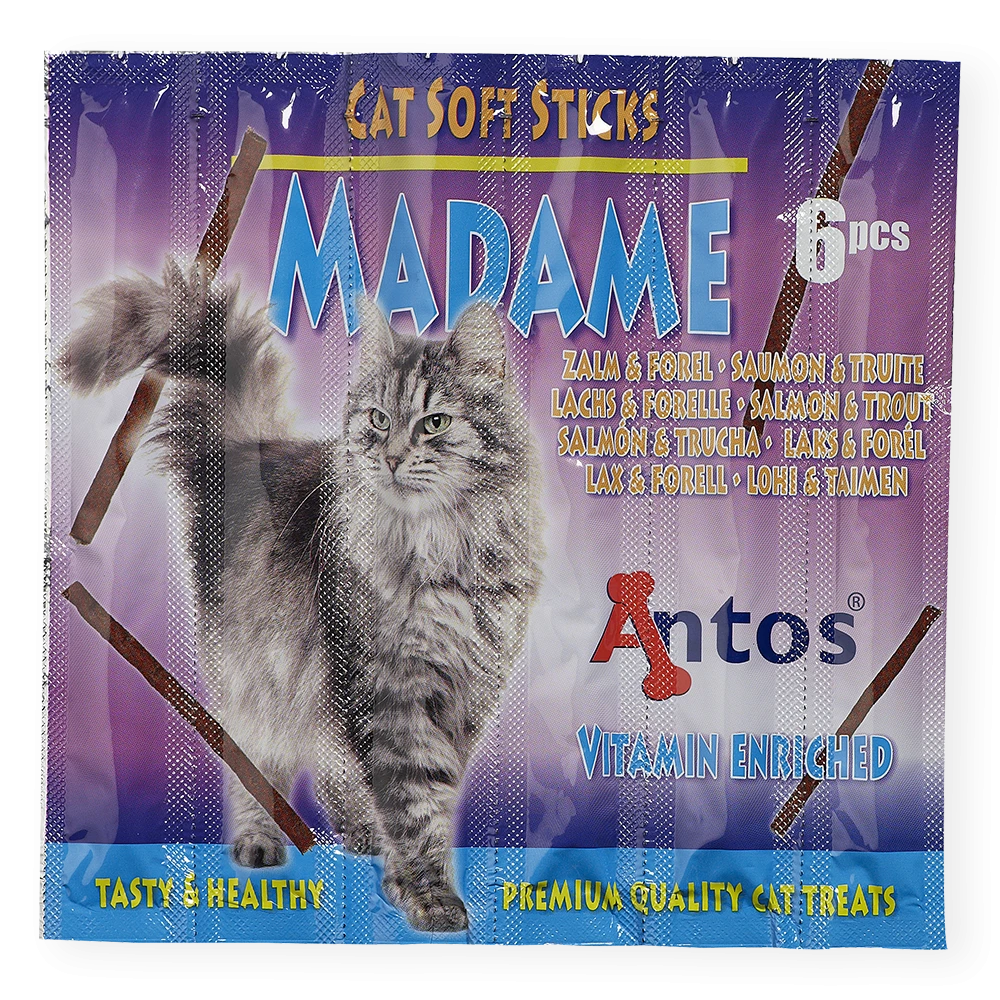 Cat Soft Sticks Madame Salmón&Trucha 6 piezas