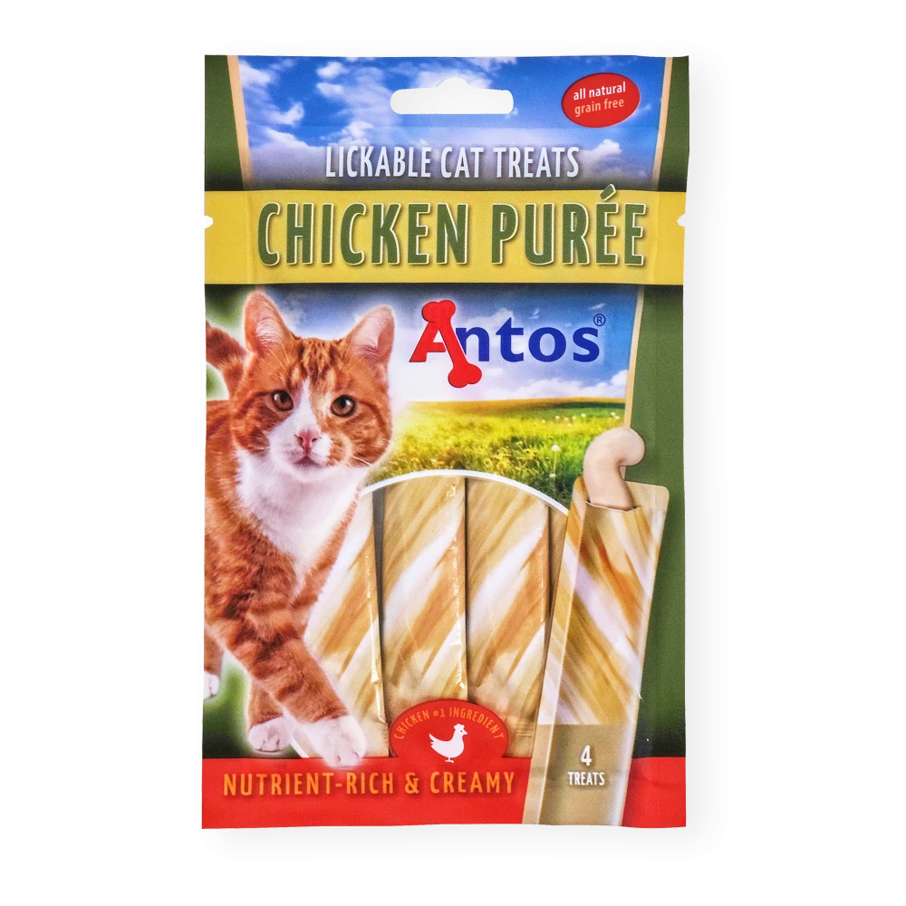 Cat Treats Puré de Pollo 4 piezas