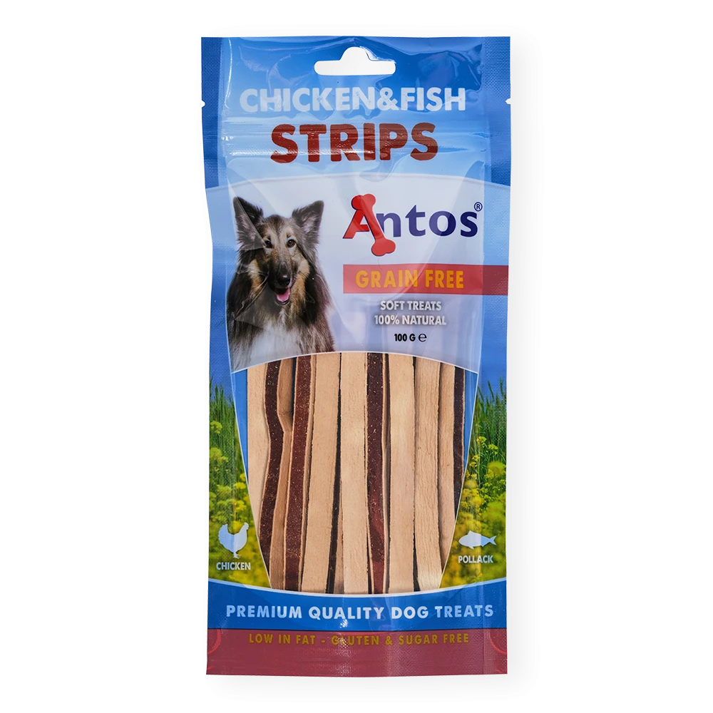 Chicken&Fish Strips 100 gr