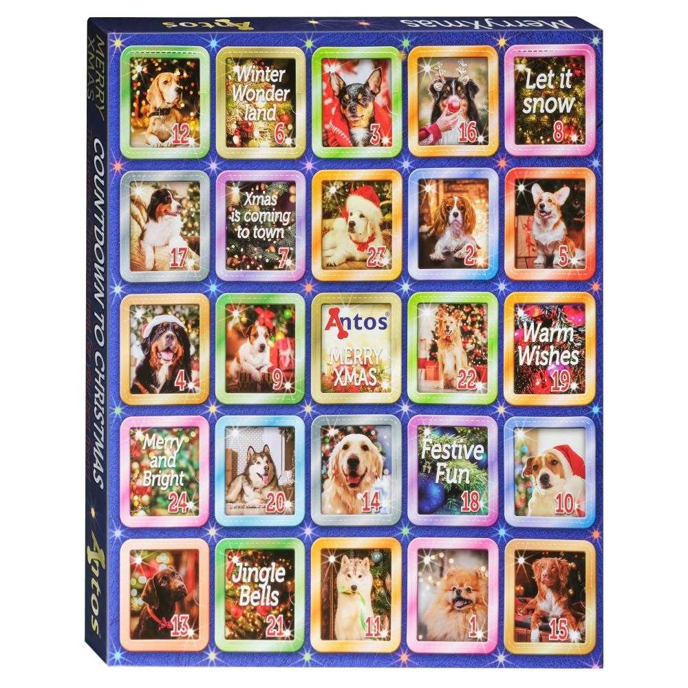 Calendario Navideño de Adviento 225 gr - Perros