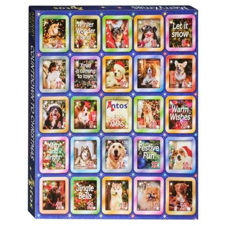 Calendario Navideño de Adviento 225 gr - Perros